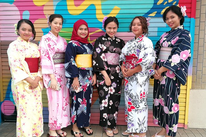 Real Kimono experience and Tsumami Kanzashi Workshop - Selecting a kimono and obi