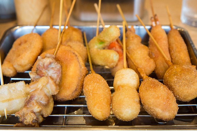 Retro Osaka Street Food Tour: Shinsekai - Billiken Shrine and the Streets Around It