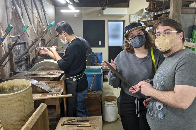 Sakai - Knife Factory and Craft Walking Tour - Inside a family knife factory