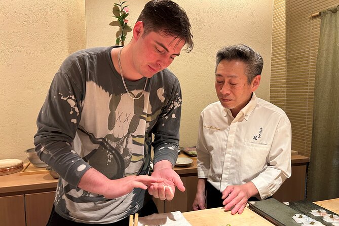 SUSHI Making Experience at Restaurant - Learning from Shinichi Kono