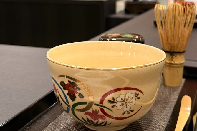 Tea and Calligraphy Session at a Table in Osaka - The tea portion: matcha, sweets, and guided etiquette
