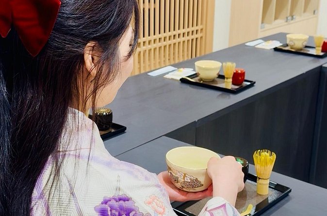Tea and Calligraphy Session at a Table in Osaka - The calligraphy class and your take-home piece