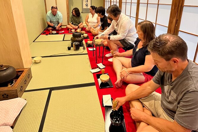 Tea Ceremony Experience in Osaka Doutonbori - Matcha, sweets, and the family question