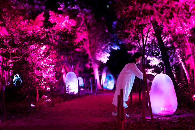 TeamLab Botanical Garden Osaka Ticket - The floating lamps at Oike Lake