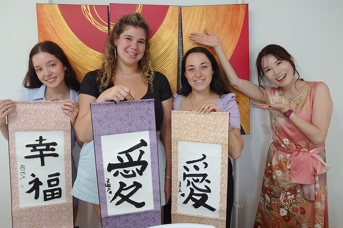 Traditional Calligraphy Experience near Dotonbori - Key points to know before booking