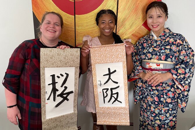 Traditional Calligraphy Experience near Dotonbori - Why the one-hour format works