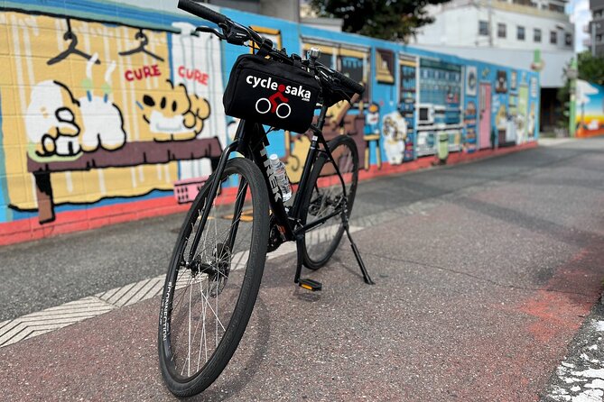 Urban Canvas: Osaka Street Art Bike Tour - One hour through Osaka’s rail lines, bridges, and skyline